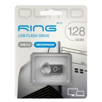 Карта памяти USB 3.0 128 Gb Qumo Ring <металлик> ― Оптовый PromiseMobile