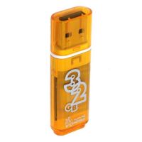 Карта памяти USB 32 Gb Smart Buy Glossy в блистере <оранжевый> ― Оптовый PromiseMobile