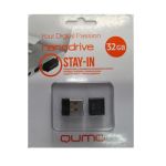 Карта памяти USB 32 Gb Qumo Nano в блистере <черный>