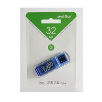 Карта памяти USB 32 Gb Smart Buy Glossy в блистере <синий> ― Оптовый PromiseMobile