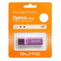 Карта памяти USB 64 Gb Qumo Optiva OFD-01 в блистере <фиолетовый> ― Оптовый PromiseMobile