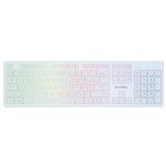Клавиатура Smart Buy SBK-305U-W USB ONE с подсветкой <белый>