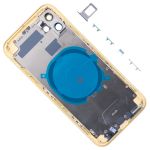 Корпус для Apple iPhone 11 (1 Sim) <желтый> (оригинал)