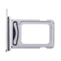 Лоток sim-карты для Apple iPhone 15 Pro, iPhone 15 Pro Max (2 Sim) <белый> ― Оптовый PromiseMobile