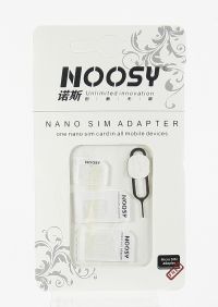 Набор адаптеров NOOSY (SIM/NanoSIM/MicroSIM/Шило) ― Оптовый PromiseMobile