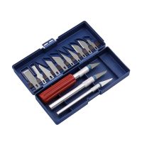 Набор скальпелей (3 рукоятки + 13 лезвий) + пластиковый бокс ― Оптовый PromiseMobile