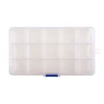 Органайзер для хранения мелочей с ячейками (прозрачный, 15 ячеек)