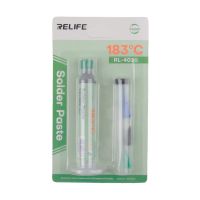 Паста паяльная Relife RL-403S (40 г, среднетемпературная 183°C, в шприце) ― Оптовый PromiseMobile