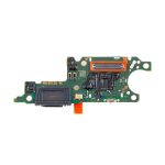 Плата нижняя для Huawei Honor X9c Smart (BRC-NX1) на системный разъем, разъем Sim-карты и микрофон (оригинал)
