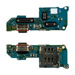 Плата нижняя для Realme 14 5G (RMX5056) на системный разъем, разъем Sim-карты и микрофон (оригинал)