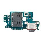 Плата нижняя для Samsung SM-S911B (Galaxy S23) на системный разъем, разъем Sim-карты и микрофон (оригинал)