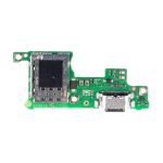 Плата нижняя для Tecno Camon 30S Pro (CLA6), 30S (CLA5) на системный разъем, разъем Sim-карты и микрофон (оригинал)