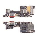 Плата нижняя для Vivo X200 (V2415) на системный разъем, разъем Sim-карты и микрофон (оригинал)