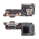 Плата нижняя для Xiaomi 15 (24129PN74G) на системный разъем, разъем Sim-карты и микрофон (оригинал)