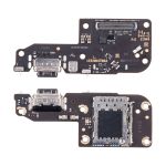 Плата нижняя для Xiaomi Poco F5 (23049PCD8G) на системный разъем, разъем Sim-карты и микрофон (оригинал)