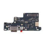 Плата нижняя для Xiaomi Redmi Note 14 (24117RN760) на системный разъем, разъем Sim-карты и микрофон (оригинал)