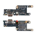 Плата нижняя для Xiaomi Redmi Note 15 Pro 5G (25080RABDG) на системный разъем, разъем Sim-карты и микрофон (оригинал)
