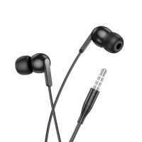 Гарнитура 3.5 Hoco M124 <черный> ― Оптовый PromiseMobile