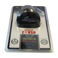 Разветвитель гнезда прикуривателя WF-0309 (2 выхода+2 usb) <черный> ― Оптовый PromiseMobile
