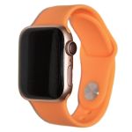 Ремешки для Apple Watch 42/44/45/49 mm Sport Band силиконовый (размер L) <свежая папайя>