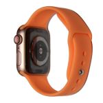 Ремешки для Apple Watch 42/44/45/49 mm Sport Band силиконовый (размер L) <свежая папайя>