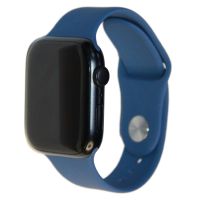 Ремешки для Apple Watch 42/44/45/49 mm Sport Band силиконовый (размер L) <синий океан> ― Оптовый PromiseMobile