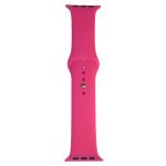 Ремешки для Apple Watch 42/44/45/49 mm Sport Band силиконовый (размер L) <темная фуксия>