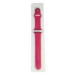 Ремешки для Apple Watch 42/44/45/49 mm Sport Band силиконовый (размер L) <темная фуксия>