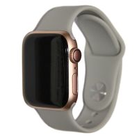 Ремешки для Apple Watch 42/44/45/49 mm Sport Band силиконовый (размер S) <серый> ― Оптовый PromiseMobile