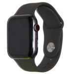 Ремешки для Apple Watch 42/44/45/49 mm Sport Band силиконовый (размер S) <шоколад>