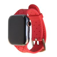 Ремешки для Apple Watch 42/44/45/49 mm силиконовый плетеный <красный> ― Оптовый PromiseMobile