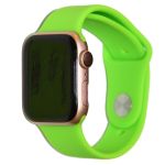 Ремешки для Apple Watch 42/44/45/49 mm Sport Band силиконовый (размер L) <зеленый>