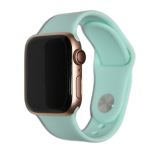 Ремешки для Apple Watch 42/44/45/49 mm Sport Band силиконовый (размер L) <мятный>