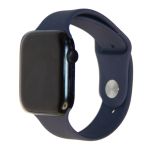 Ремешки для Apple Watch 42/44/45/49 mm Sport Band силиконовый (размер L) <полночный синий>