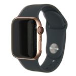 Ремешки для Apple Watch 42/44/45/49 mm Sport Band силиконовый (размер L) <темно-серый>