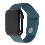 Ремешки для Apple Watch 42/44/45/49 mm Sport Band силиконовый (размер L) <темно-синий>