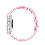 Ремешки для Apple Watch 38/40/41 mm Sport Band силиконовый (размер S) <светло-розовый>