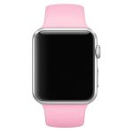 Ремешки для Apple Watch 38/40/41 mm Sport Band силиконовый (размер S) <светло-розовый>