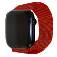 Ремешки для Apple Watch 38/40/41 mm металлический миланский <красный> ― Оптовый PromiseMobile