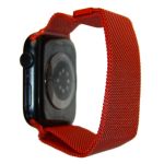 Ремешки для Apple Watch 38/40/41 mm металлический миланский <красный>