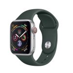 Ремешки для Apple Watch 38/40/41 mm Sport Band силиконовый (размер S) <кипрский зеленый>