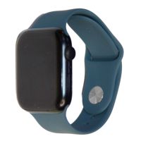 Ремешки для Apple Watch 38/40/41 mm Sport Band силиконовый (размер S) <темно-синий> ― Оптовый PromiseMobile