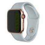 Ремешки для Apple Watch 38/40/41 mm Sport Band силиконовый (размер L) <светлый камень>