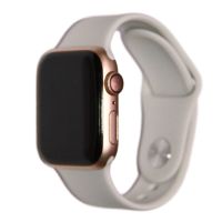 Ремешки для Apple Watch 38/40/41 mm Sport Band силиконовый (размер S) <светло-серый> ― Оптовый PromiseMobile