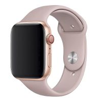 Ремешки для Apple Watch 42/44/45/49 mm Sport Band силиконовый (размер L) <пудровый> ― Оптовый PromiseMobile