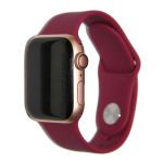Ремешки для Apple Watch 38/40/41 mm Sport Band силиконовый (размер L) <баклажановый>