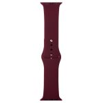Ремешки для Apple Watch 38/40/41 mm Sport Band силиконовый (размер L) <баклажановый>