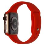 Ремешки для Apple Watch 38/40/41 mm Sport Band силиконовый (размер L) <светло-красный>