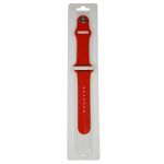 Ремешки для Apple Watch 38/40/41 mm Sport Band силиконовый (размер L) <светло-красный>