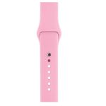Ремешки для Apple Watch 38/40/41 mm Sport Band силиконовый (размер L) <светло-розовый>